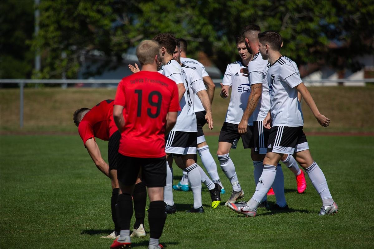 jubel, Tor 0:1 durch Maikel Boric (FC Gaertringen #20), Spvgg Trossingen - FC Ga...