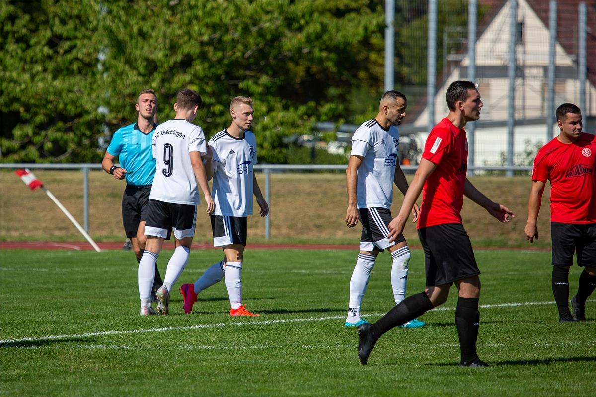 jubel, Tor, 0:2 durch Besim Romadani (FC Gaertringen #15), Spvgg Trossingen - FC...