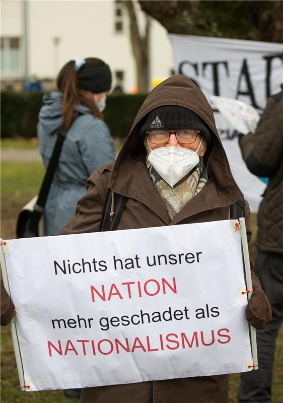 recht hat er - Protest - alle Generationen waren zugegen - AfD-Kundgebung mit Al...