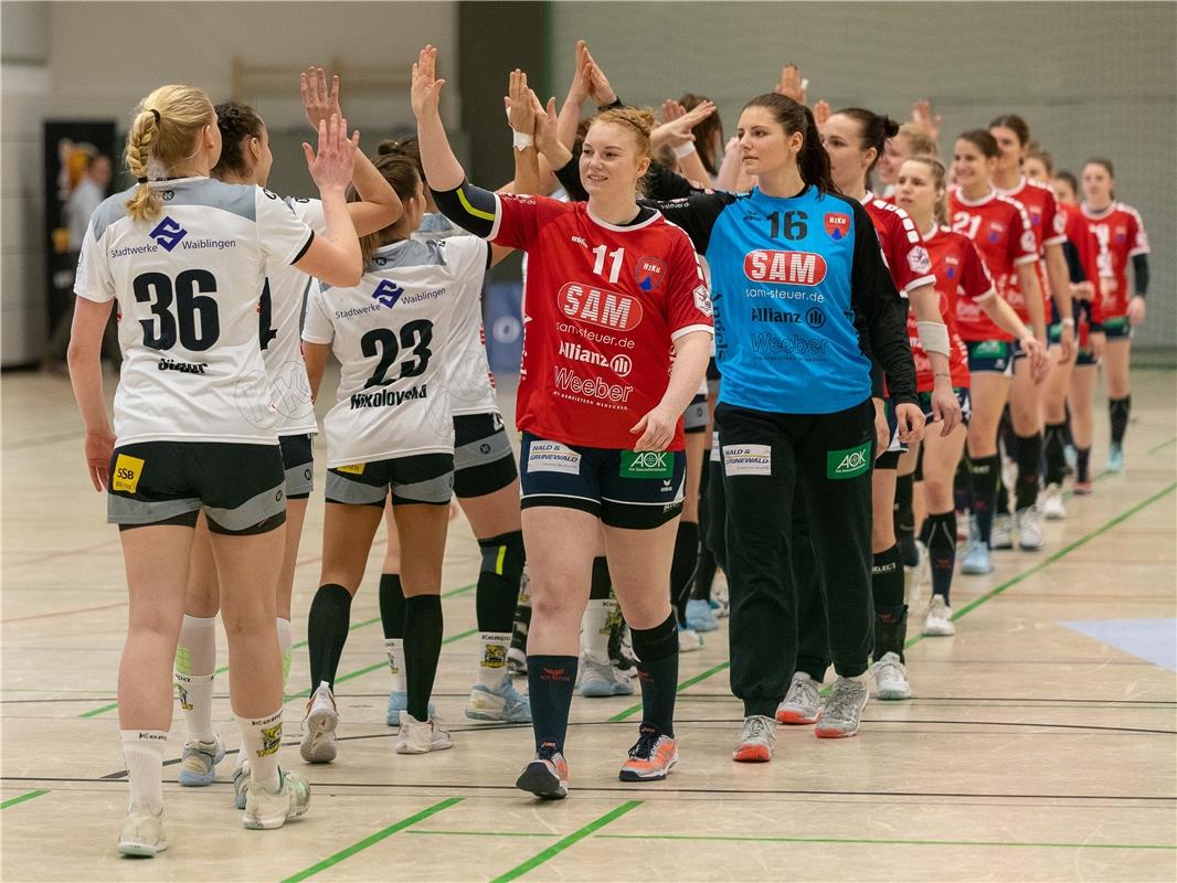 spieleroeffnung, VfL Waiblingen Tigers - SG H2Ku Herrenberg Kuties , Handball, 2...