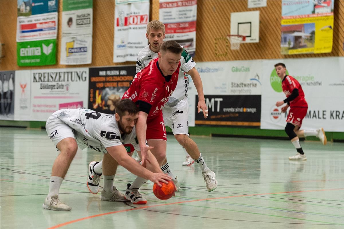 v.li.  Benjamin Roehrle (TSV 1866 Weinsberg #04), Finn Boehm (SG H2Ku Herrenberg...