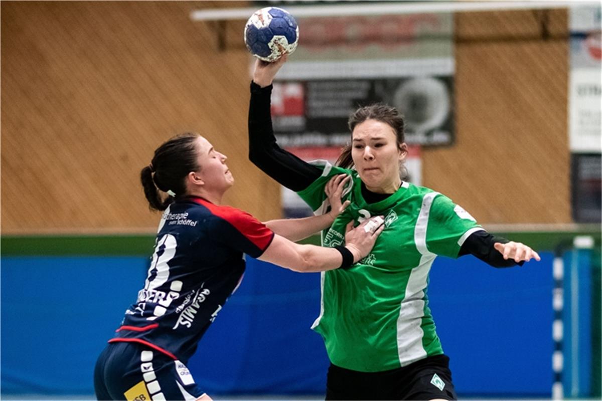 v.li. Lea Neubrander (SG H2Ku Herrenberg Kuties #18), Merle Heidergott (SV Werde...