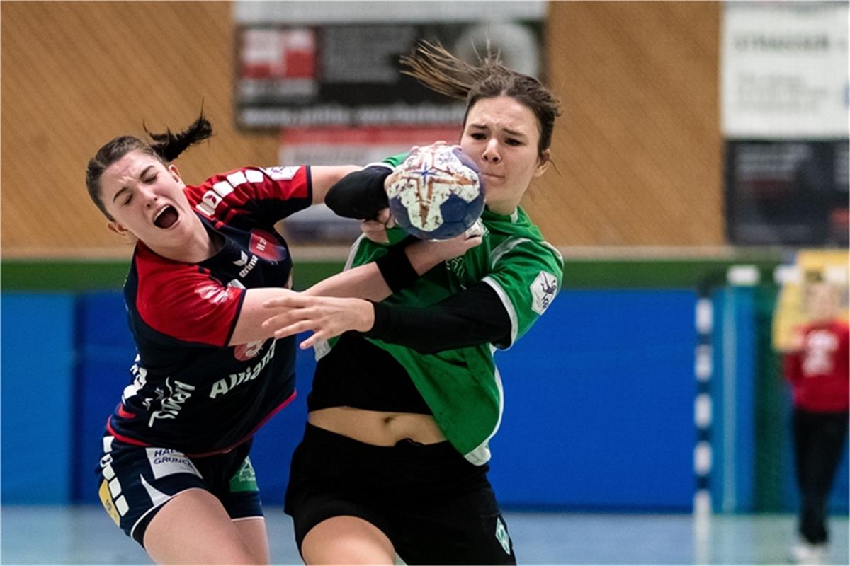 v.li. Lea Neubrander (SG H2Ku Herrenberg Kuties #18), Merle Heidergott (SV Werde...